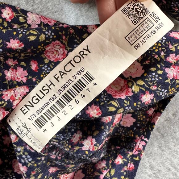 Hyacinth House Ruffle Sleeve Button Down Noah Blouse Size Large SOLD OUT - Picture 6 of 9